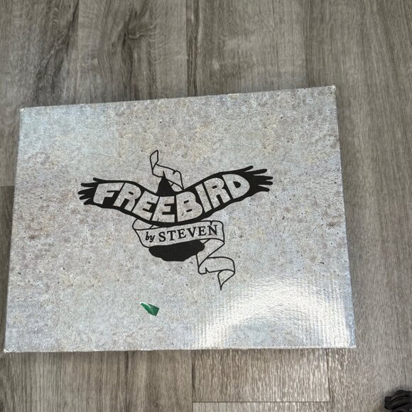 Freebird by Steven Violet Cognac Leather Buckle Sandals | Size 7 - Picture 7 of 8